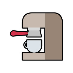 drink coffee machine  beverage icon. Isolated and flat illustration. Vector graphic