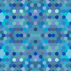 Kaleidoscopic low poly hexagon style vector mosaic background