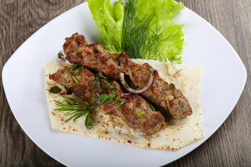 Lamb kebab