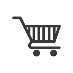 shopping cart market store buy icon. Isolated and flat illustration. Vector graphic