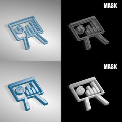 szklana ikona 3D vektor © vempireart