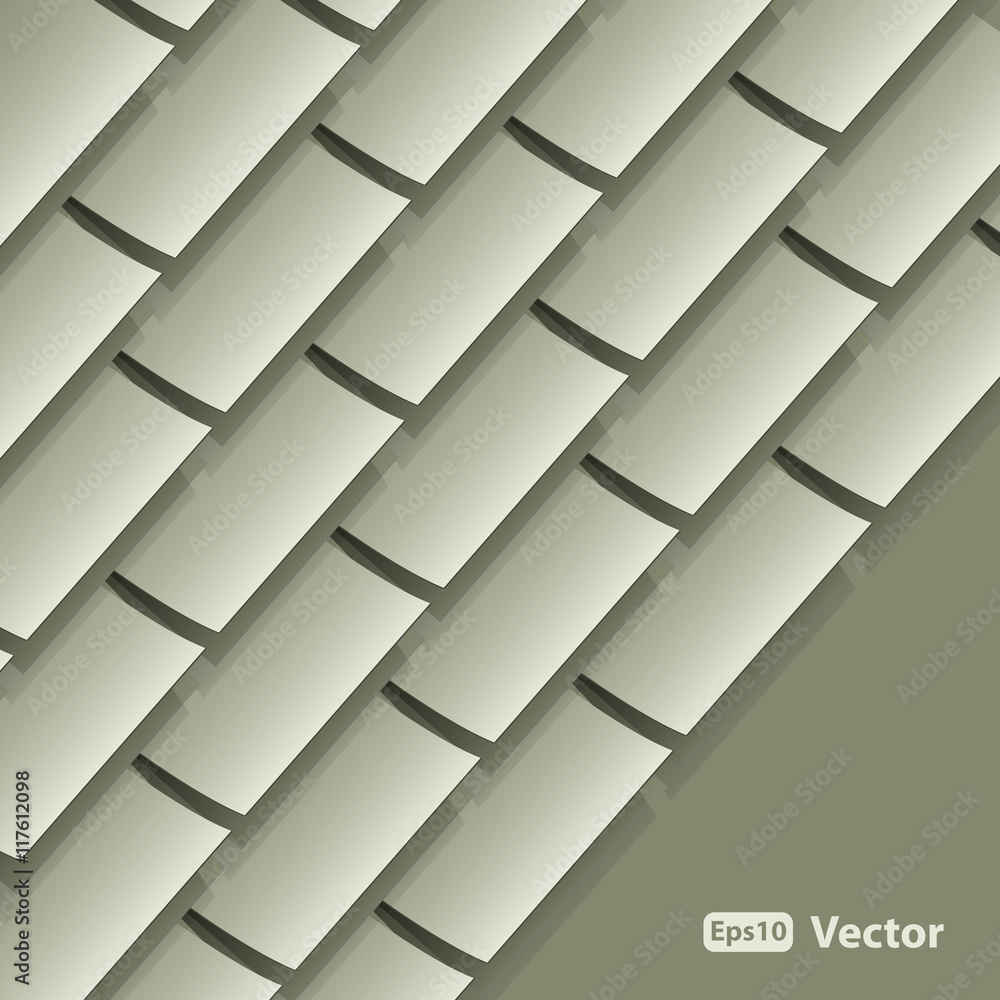 Poster     Abstract Background Vector - Squares with Drop Shadows 