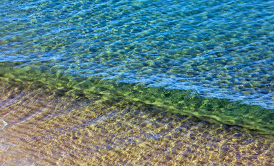 Sea water surface background.