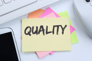 Quality control management success business concept successful d