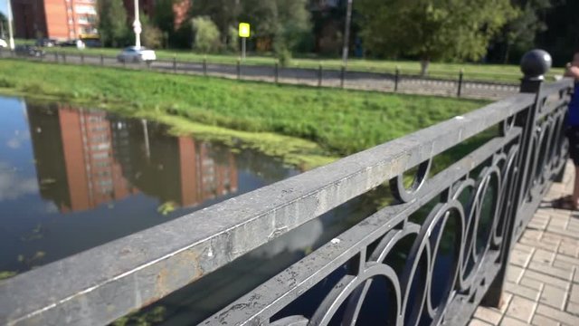 the boy on the bridge
