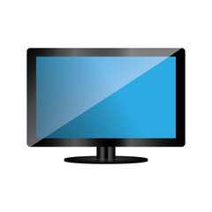 tv television gadget technology icon. Isolated and flat illustration. Vector graphic