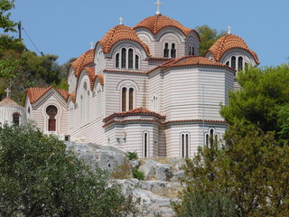 Fototapeta na wymiar Athènes - Eglise Agia Marina