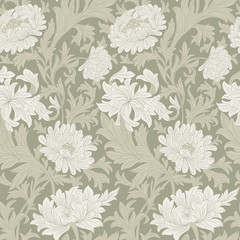 Modern fabric design pattern. Desktop wallpaper. Background. Floral pattern for your design. Illustration. Modern seamless pattern for interior decoration, wrapping paper, graphic design and textile.