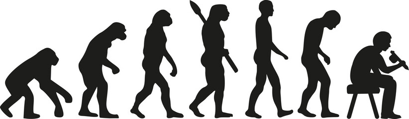 Obraz premium Tattooist evolution