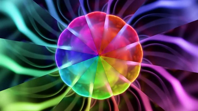 light pattern from an electric plasma ball