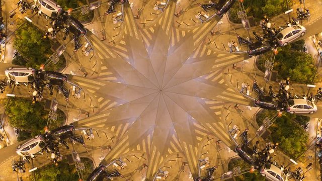 Architecture kaleidoscope from images of paris