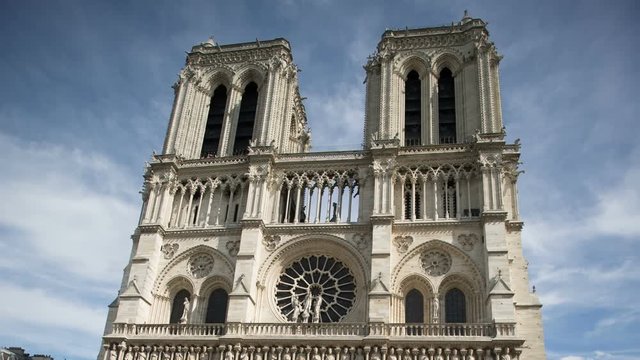 The notre dame cathedral in paris