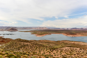 Lake Powell from the Glen Canyon Dam