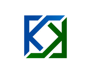 K-K abstract logo template : v22
