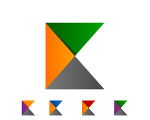K abstract logo template v22