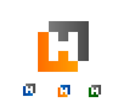 H Logo Template V23:E