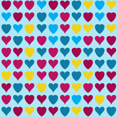  hearts pattern