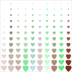  hearts pattern