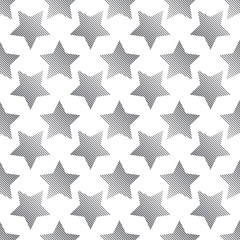 The pattern of striped black five-pointed star