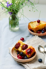 homemade plum cake