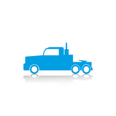 Truck. Vector icon.