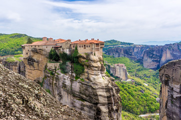 Fototapeta na wymiar Varlaam Monastery in Meteora, Greece
