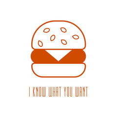 hamburger icon in line style