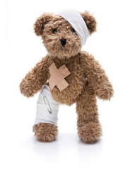 Verletzter Teddy