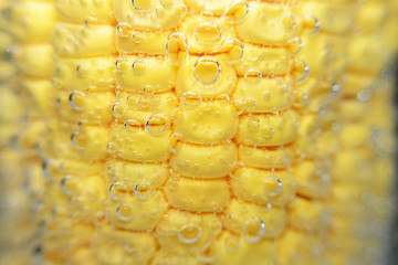 corn in soda ans bubble