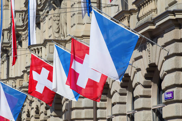 Obraz premium Swiss National Day in Zurich