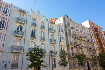Obraz premium building in the city of Valladolid, Spain