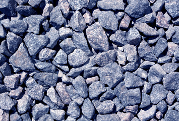 abstract pattern of gravel pile.