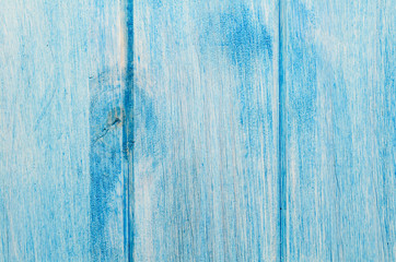 Fototapeta na wymiar blue wooden table texture close up