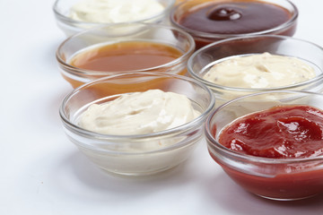 different sauces