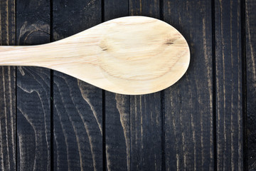 Spoon on table