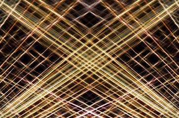 Lines, light and shadow, Abstract background , a picture of a golden curtain. The image overlap.