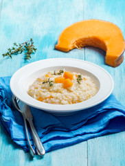 traditional Italian pumpkin risotto 