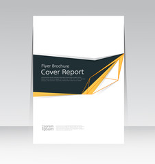 Naklejka premium Vector design for Cover Report Annual Flyer Poster in A4 size