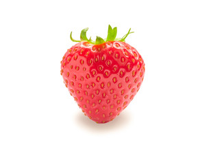Fresh strawberry isolated on white 