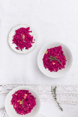 Couscous mit roter Beete