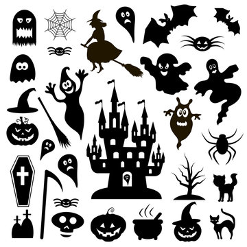 Halloween vector icons