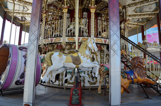 Vintage French carousel