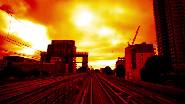 canary wharf in london docklands railway