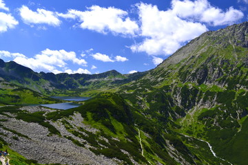 Obraz premium góry Tatry - Dolina Pięciu Stawów