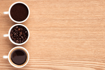  Concept is freshness and natural quality of coffee.