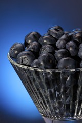 Blueberries3 / Berries in a crystal vase
