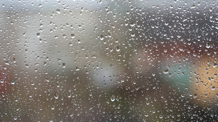 Raindrops on the window