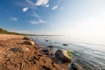Baltic gulf beach