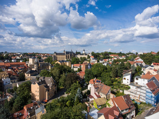 Aerial View Altenburg Thuringia Castle old medieval town