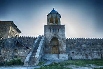 Fototapeta na wymiar Svetitskhoveli Cathedral is a Georgian Orthodox cathedral in Mtskheta church
